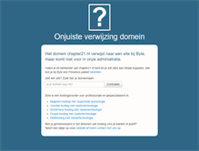 Tablet Screenshot of chapter21.nl